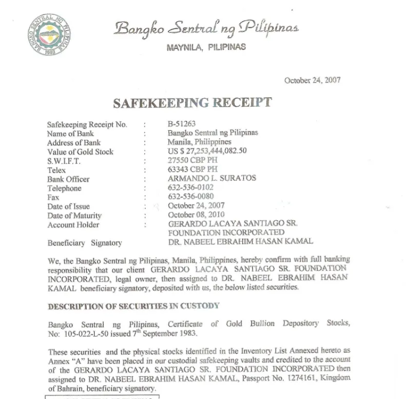 What is Safe Keeping Receipt (SKR) Fraud?